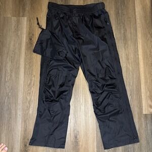 Cabelas Dry Plus Ultra Pants Men's 2L XXL Black Rain Waterproof‎ Zip Leg Dry Bag